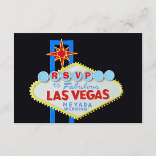 RSVP Wedding and Reception Las Vegas Card