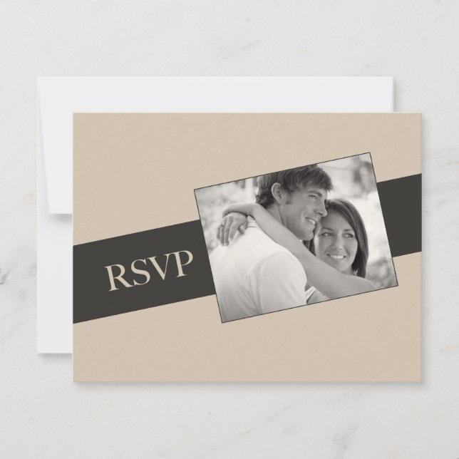 RSVP Wedding Photo Invitation (Front)