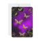 RSVP Wedding Sparkle purple Gold Black Butterfly