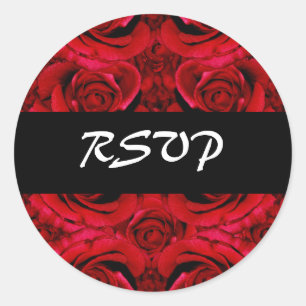 RSVP wedding stickers - customize
