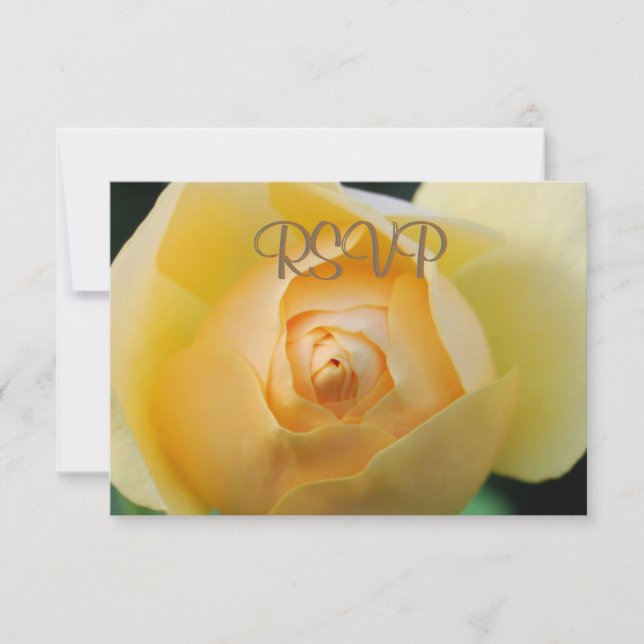 RSVP Yellow Rose Card (Front)