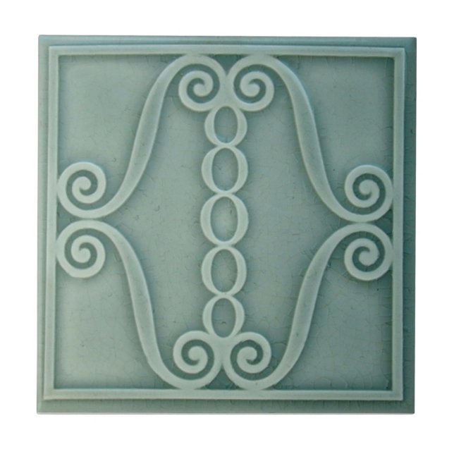 RT009 Faux-Relief Antique Reproduction Tile (Front)