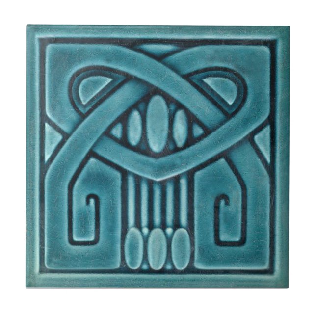 RT011 Faux-Relief Antique Reproduction Tile (Front)