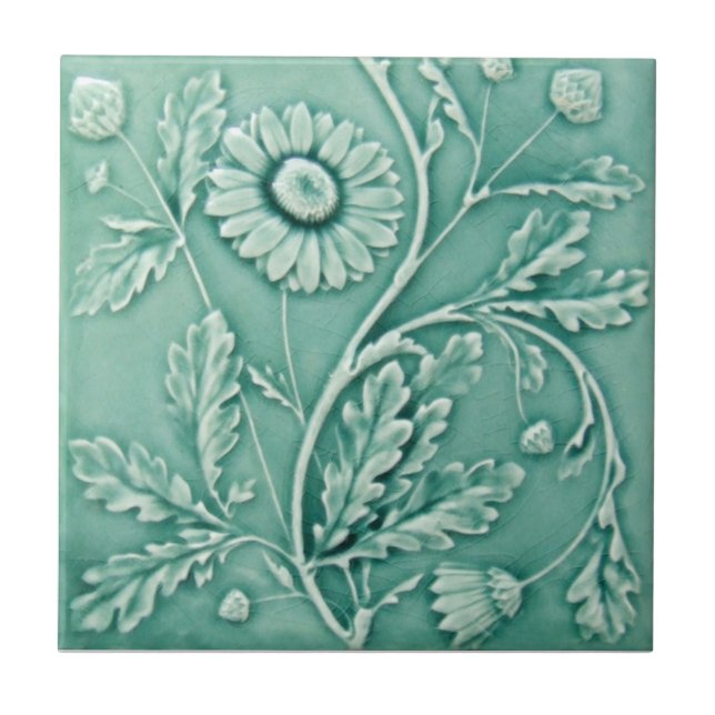 RT034 Faux-Relief Antique Reproduction Tile (Front)