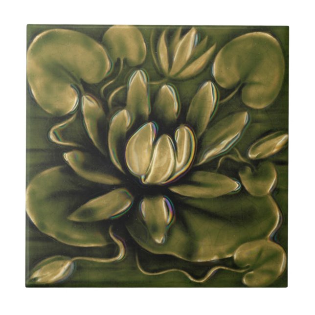 RT040 Faux-Relief Antique Reproduction Tile (Front)