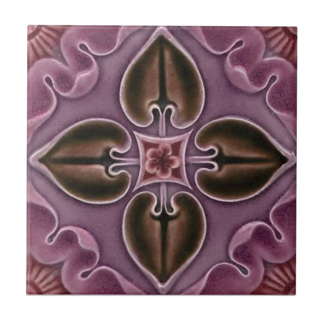 RT069 Faux-Relief Antique Reproduction Tile (Front)