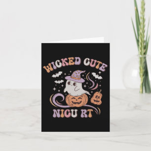 Rt Halloween Ghost Spooky Respiratory Therapist Pe Card