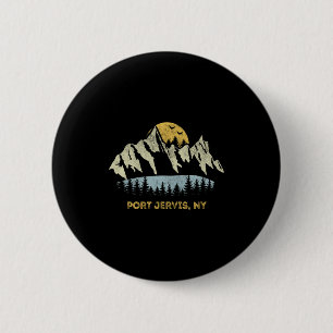 Rt Jervis New York Mountain Sunset Sunrise Ny _1  2 Inch Round Button