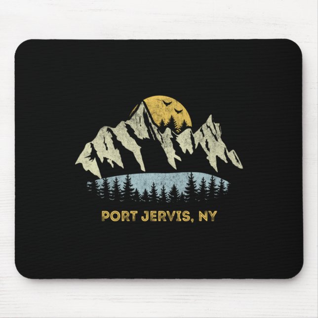 Rt Jervis New York Mountain Sunset Sunrise Ny _1  Mouse Pad (Front)
