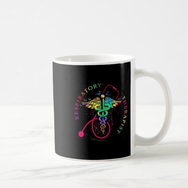 RT Respiratory Therapy Therapist Funny RT Care Coffee Mug (Right)