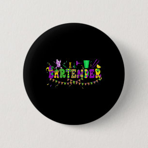 Rtender Mardi Gras Colourful Costume Parades Proud 2 Inch Round Button