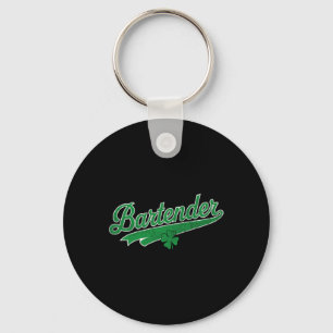 Rtending Rtender Beer Shamrock Irish St. Patrick’s Keychain