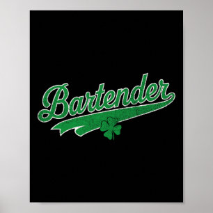 Rtending Rtender Beer Shamrock Irish St. Patrick’s Poster