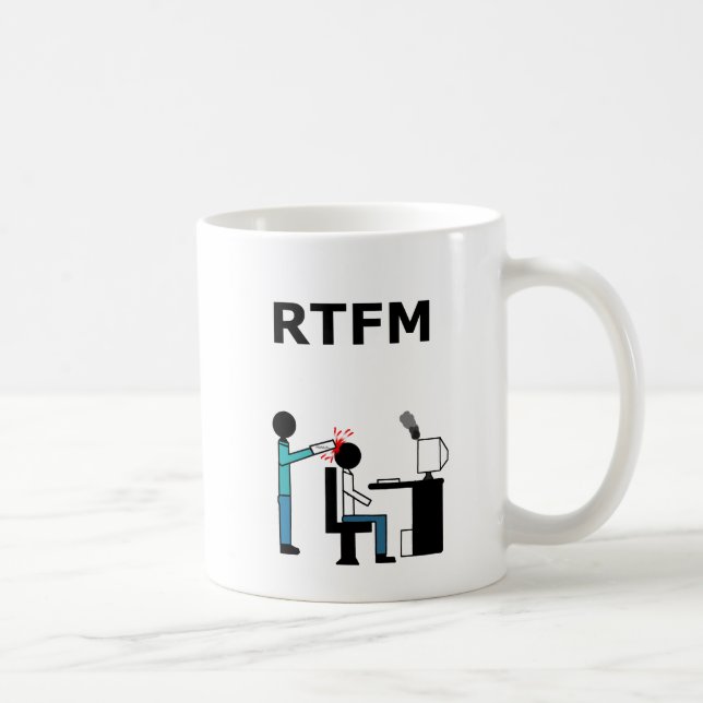 RTFM COFFEE MUG (Right)