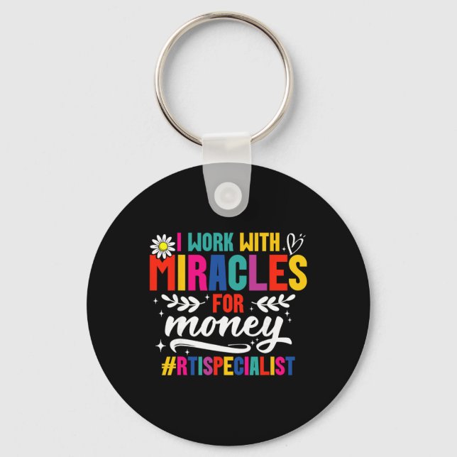 Rti Team Rti Crew Miracle Response Intervention Te Keychain (Front)
