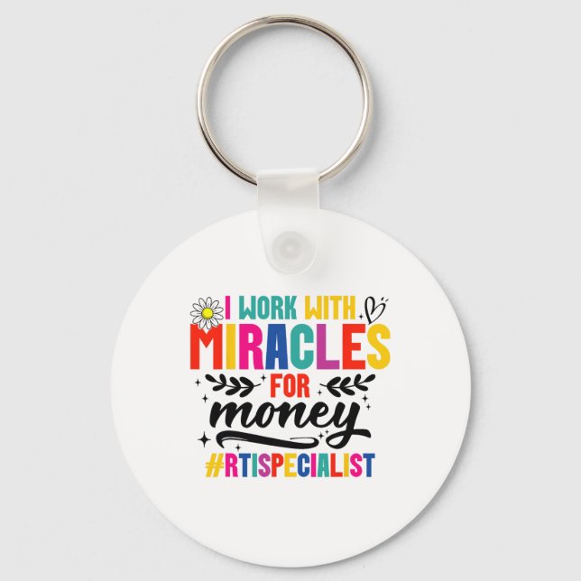 Rti Team Rti Crew Miracle Response Intervention Te Keychain (Front)