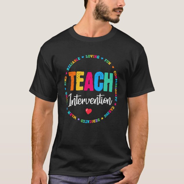 Rti Team T Response Reading Intervention Teacher S T-Shirt (Front)