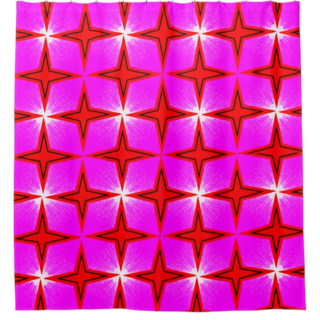 Rub-a-Dub-Dub Colourful 3D Shower Curtain – Vibran (Front)