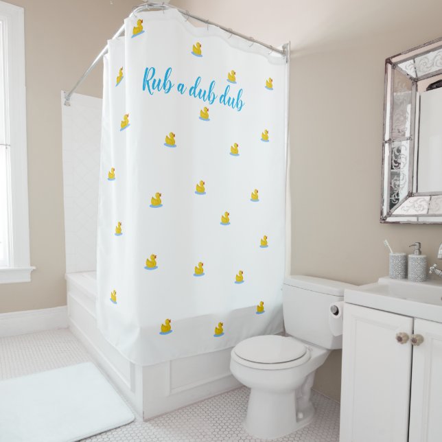 Rub-a-Dub-Dub Douche Rideau (En situation)