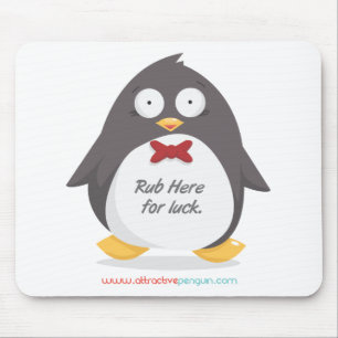 Rub a Penguin Mouse Pad