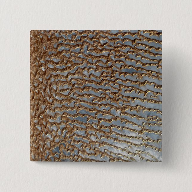 Rub' al Khali, Arabia 2 Inch Square Button (Front)
