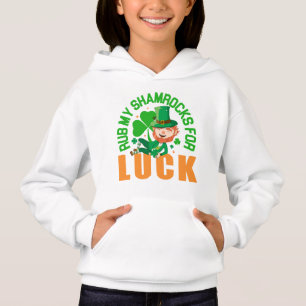Rub Mes Shamrocks pour la chance Funny St Patrick'