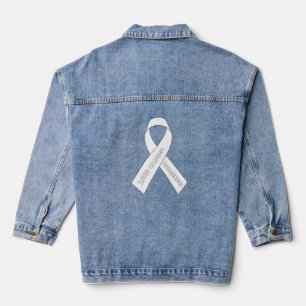 ruban de sensibilisation au cancer du poumon