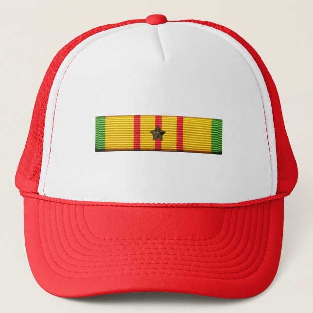 Ruban de service du Vietnam - casquette une étoile (Devant)
