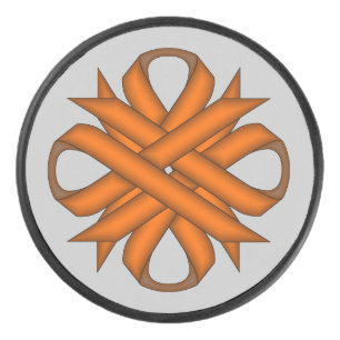 Ruban de trèfle orange par Kenneth Yoncich