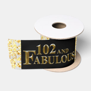 Ruban En Satin 102e anniversaire