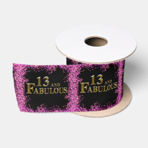 Ruban En Satin 13e anniversaire
