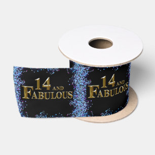 Ruban En Satin 14e anniversaire