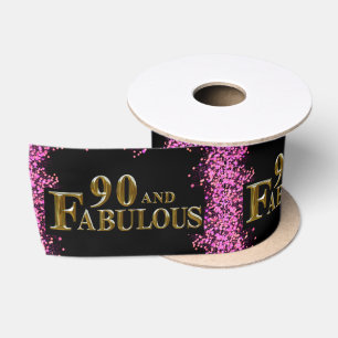 Ruban En Satin 90e anniversaire