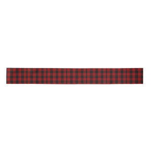 Ruban En Satin à damiers Noël Rouge Buffalo Plaid