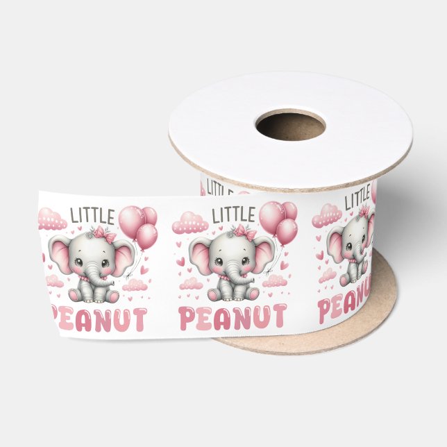 Ruban En Satin Adorable Girl Little Peanut  (Bobine)