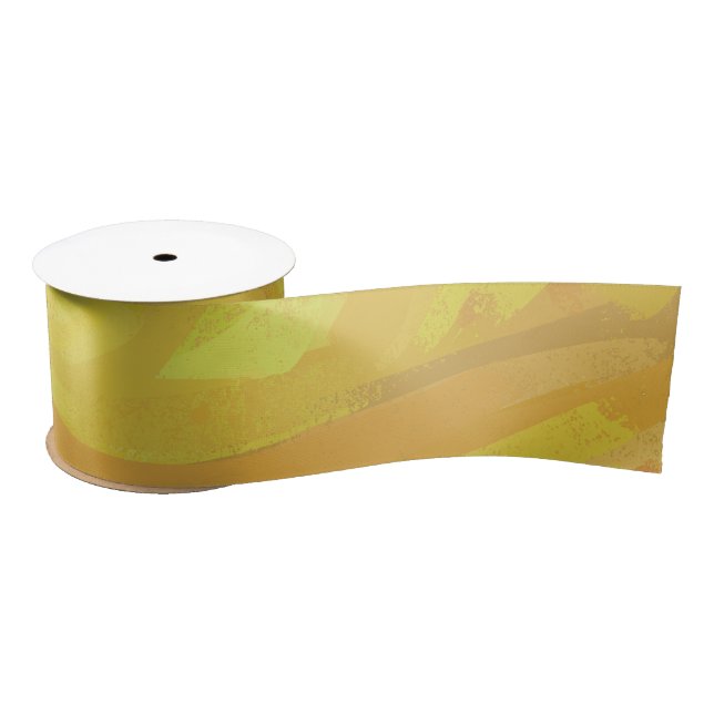 Ruban En Satin Aiguille jaune ananas (Bobine)