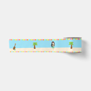 Ruban En Satin Aloha Cute Black Coiffeuse