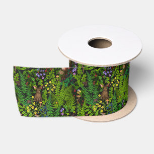 Ruban En Satin Amimies et plantes des bois