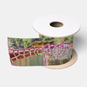 Ruban En Satin Amour de girafe