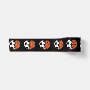 Ruban En Satin Amour Sports Football Basketball Ball Amateur Vale