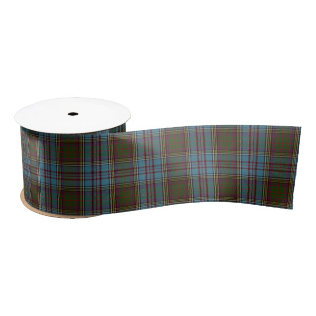 Ruban En Satin Anderson Clan Tartan Plaid Motif Scottish (Bobine)