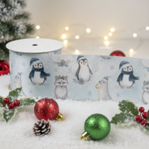 Animaux Arctiques d'Hiver Mignons Animaux Polaires