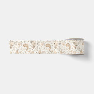 Ruban En Satin Anniversaire Bohemian Hippie Soixante Paisley Paix