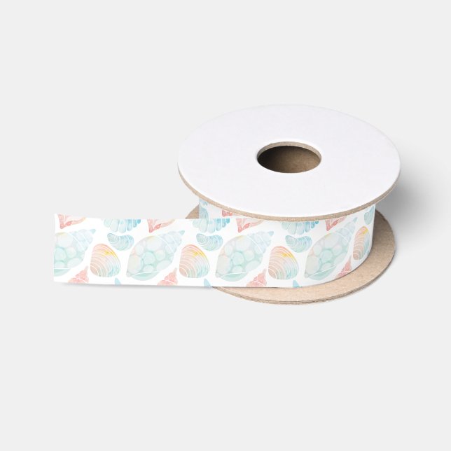 Ruban En Satin Aquarelle (Bobine)