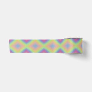 Ruban En Satin Arc-en-ciel pastel