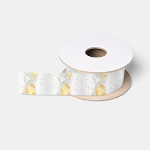 Ruban En Satin Argent et or