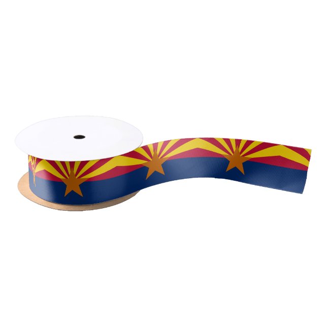 Ruban En Satin Arizona Flag ruban, USA, Arizona mode /sports (Bobine)