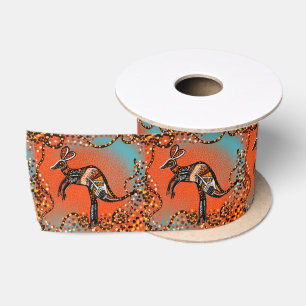 RUBAN EN SATIN ART AUSTRALIEN
