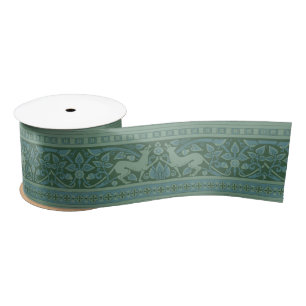 Ruban En Satin Art Déco Nouveau Chien Nature Motif animal