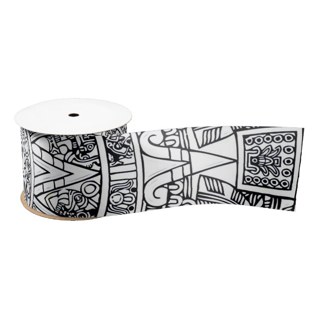 Ruban En Satin AZTEC OU MEXICA mexicaine (Bobine)